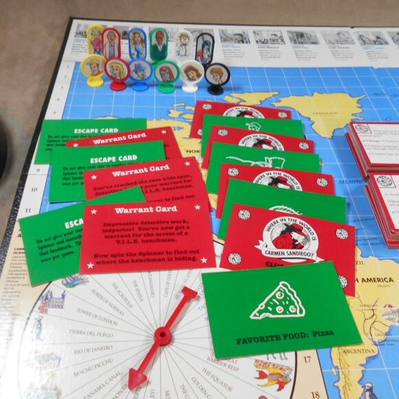 1992 Where in the World is Carmen Sandiego? University Games #1600 Complete - Picture 5 of 9